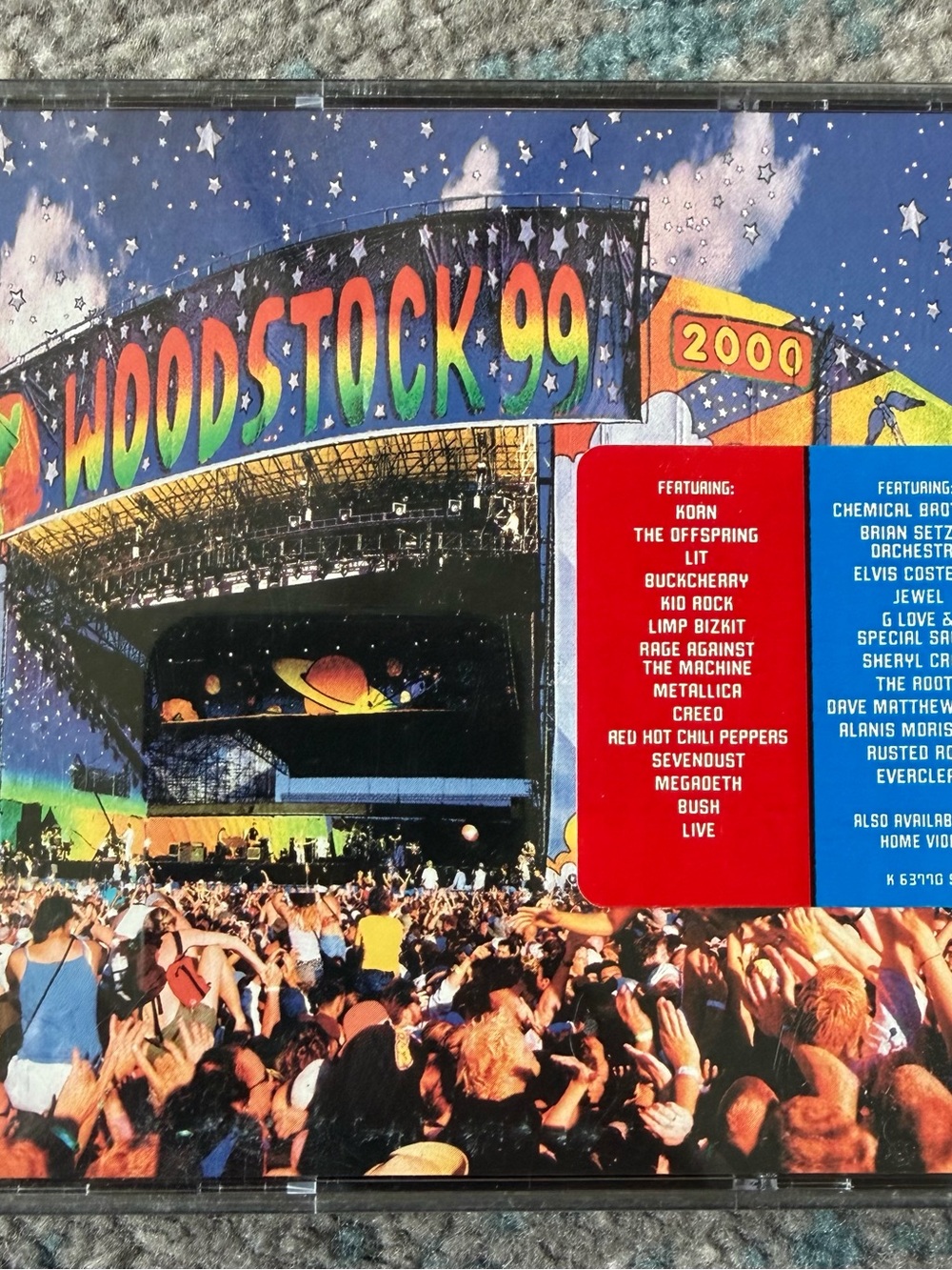 Sony Woodstock 99 Concert Compilation 2-CD Set